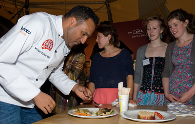 Michael Caines tastes the Tuscany-Devon young chefs cook-off